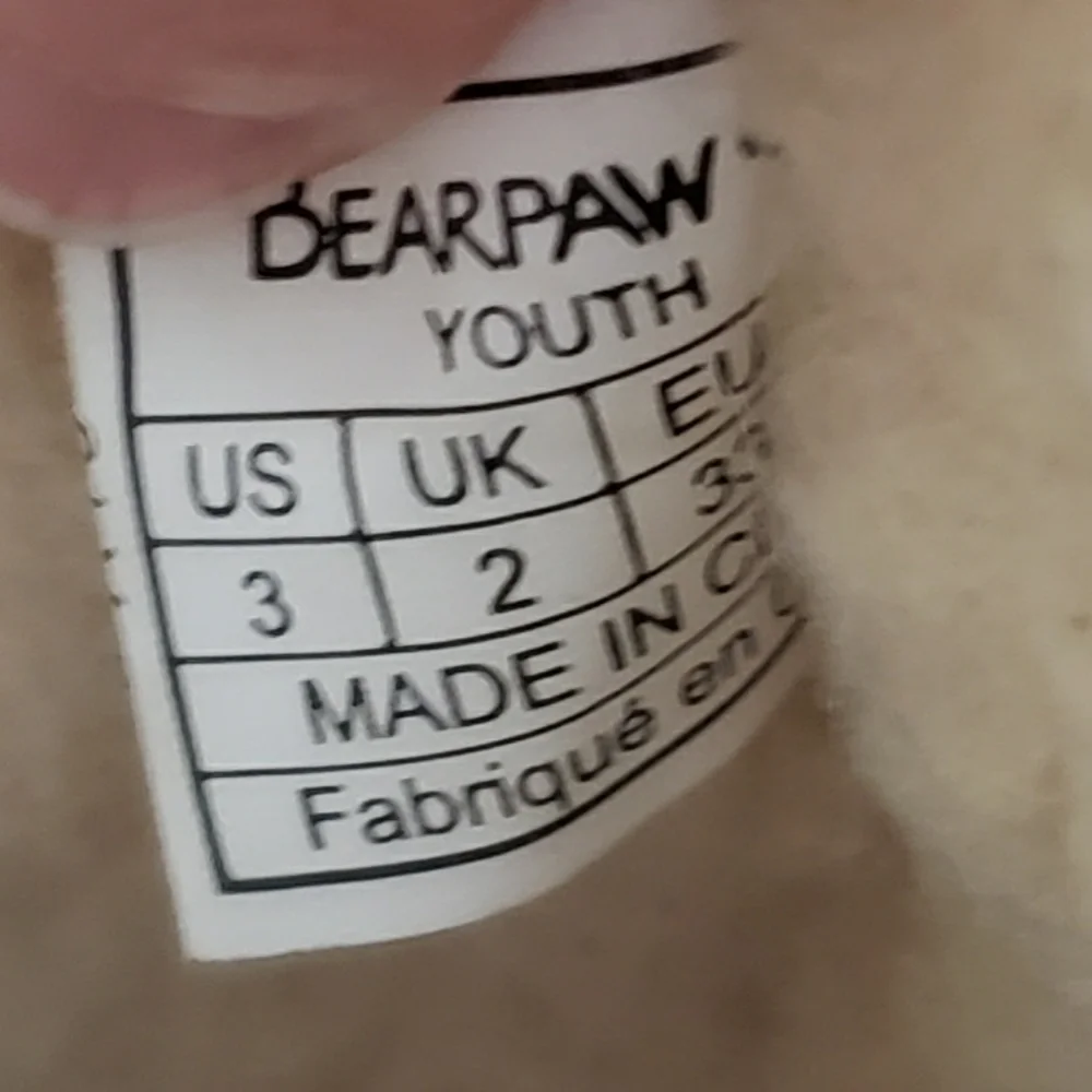 BearPaw Evangeline Youth Brown Suede Boot Size 3